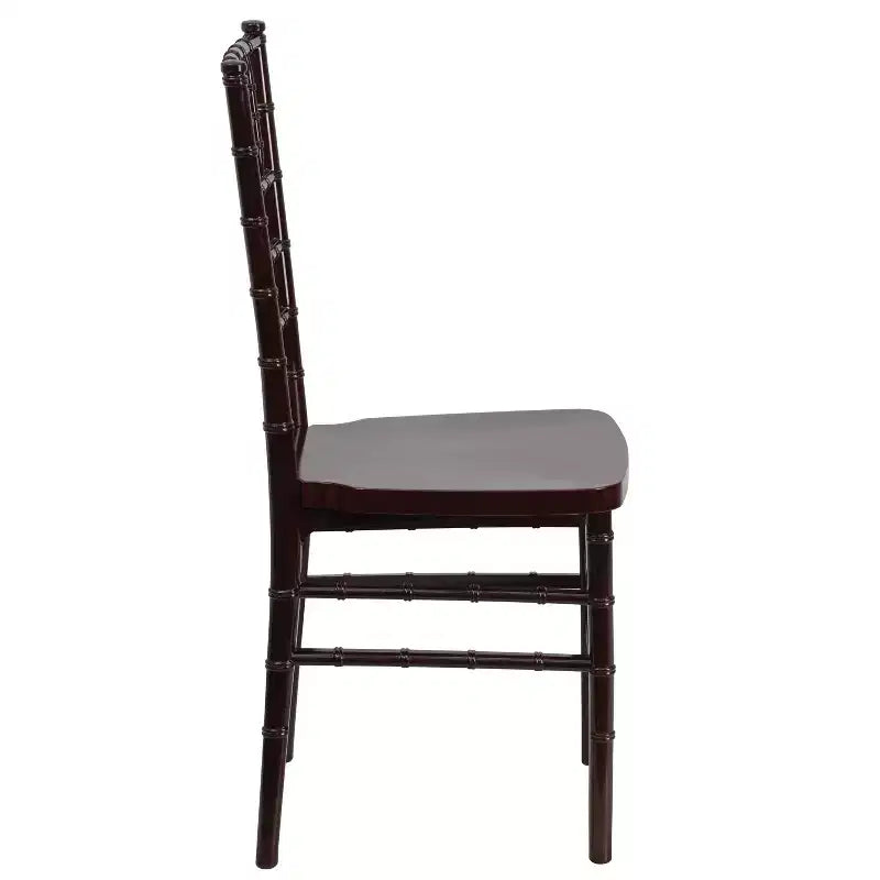 Set of 2 Premium Resin Stacking Chiavari Chairs – 1000 lb, Indoor & Outdoor, Fully Assembled