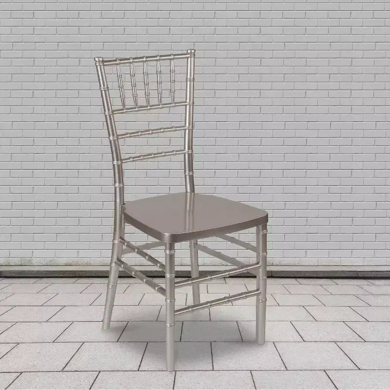 Set of 2 Premium Resin Stacking Chiavari Chairs – 1000 lb, Indoor & Outdoor, Fully Assembled