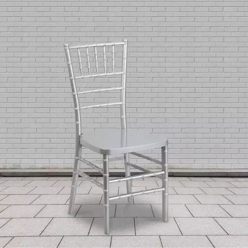 Set of 2 Premium Resin Stacking Chiavari Chairs – 1000 lb, Indoor & Outdoor, Fully Assembled