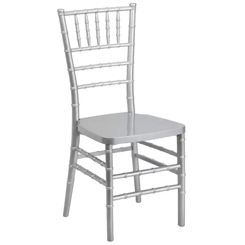 Set of 2 Premium Resin Stacking Chiavari Chairs – 1000 lb, Indoor & Outdoor, Fully Assembled