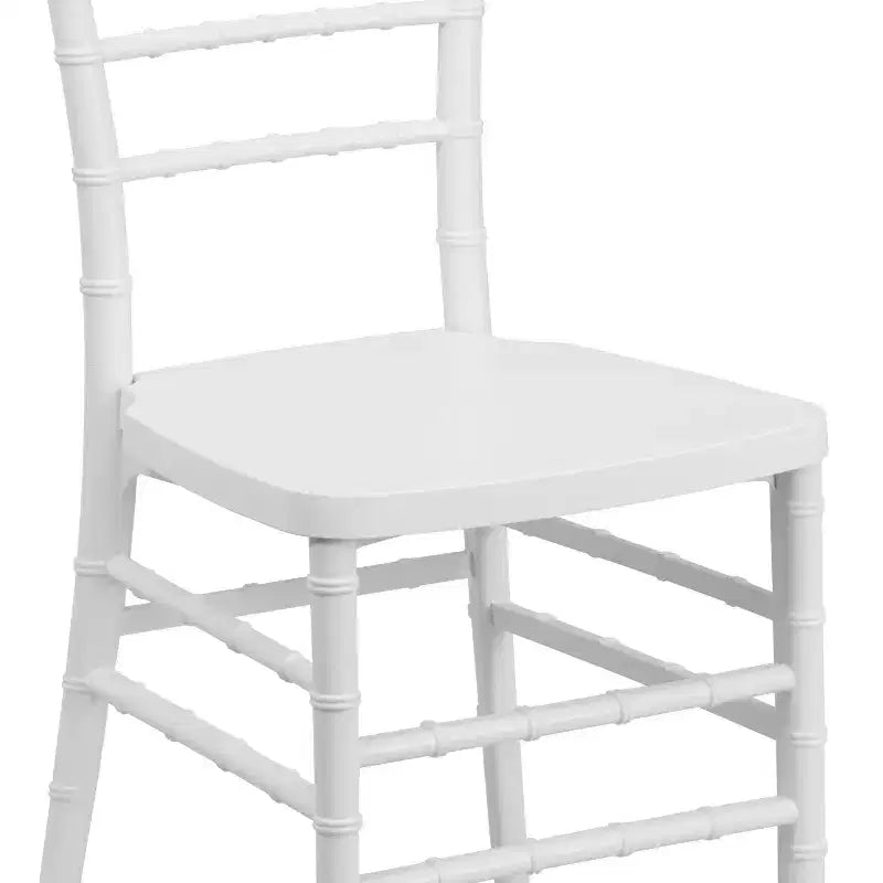 Set of 2 Premium Resin Stacking Chiavari Chairs – 1000 lb, Indoor & Outdoor, Fully Assembled