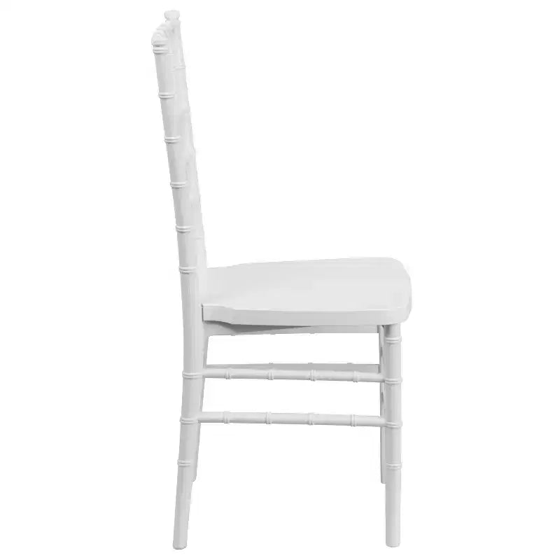 Set of 2 Premium Resin Stacking Chiavari Chairs – 1000 lb, Indoor & Outdoor, Fully Assembled
