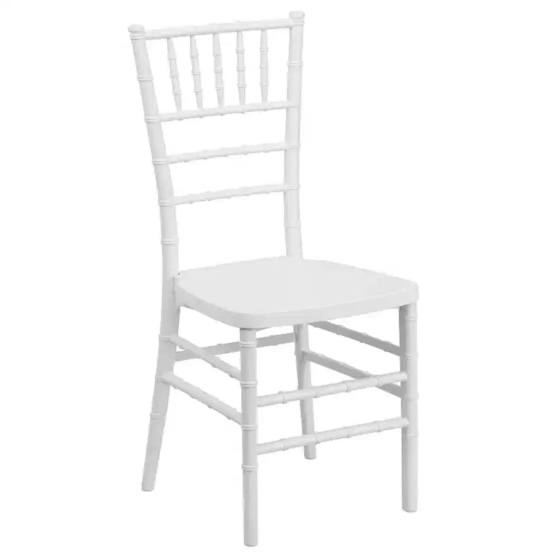 Set of 2 Premium Resin Stacking Chiavari Chairs – 1000 lb, Indoor & Outdoor, Fully Assembled