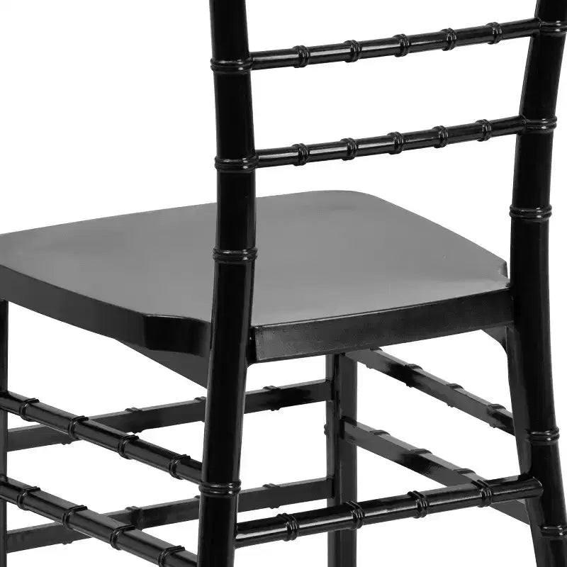 Set of 2 Premium Resin Stacking Chiavari Chairs – 1000 lb, Indoor & Outdoor, Fully Assembled