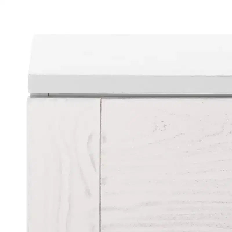 3-Drawer Dresser Walnut & Black – Mahogany & MDF, Gold Hardware, 50 lb/Drawer