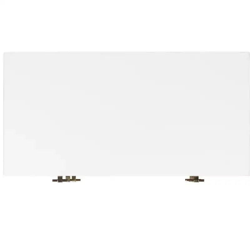 3-Drawer Dresser Walnut & Black – Mahogany & MDF, Gold Hardware, 50 lb/Drawer