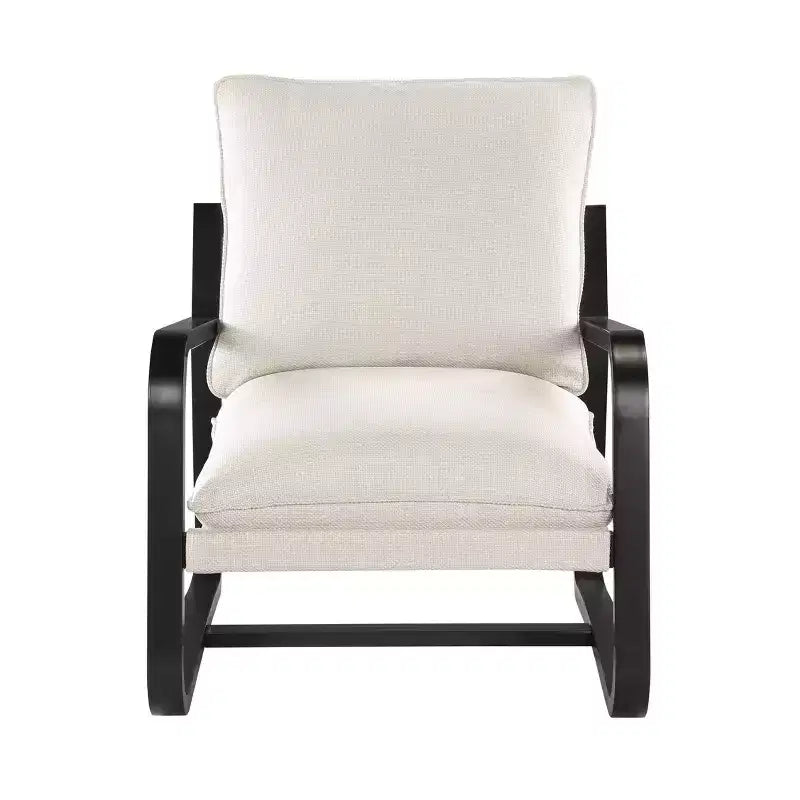 Barcelona Sling Accent Chair – Polyester Fabric, Bronze Powder-Coated Metal Frame, 300 lb